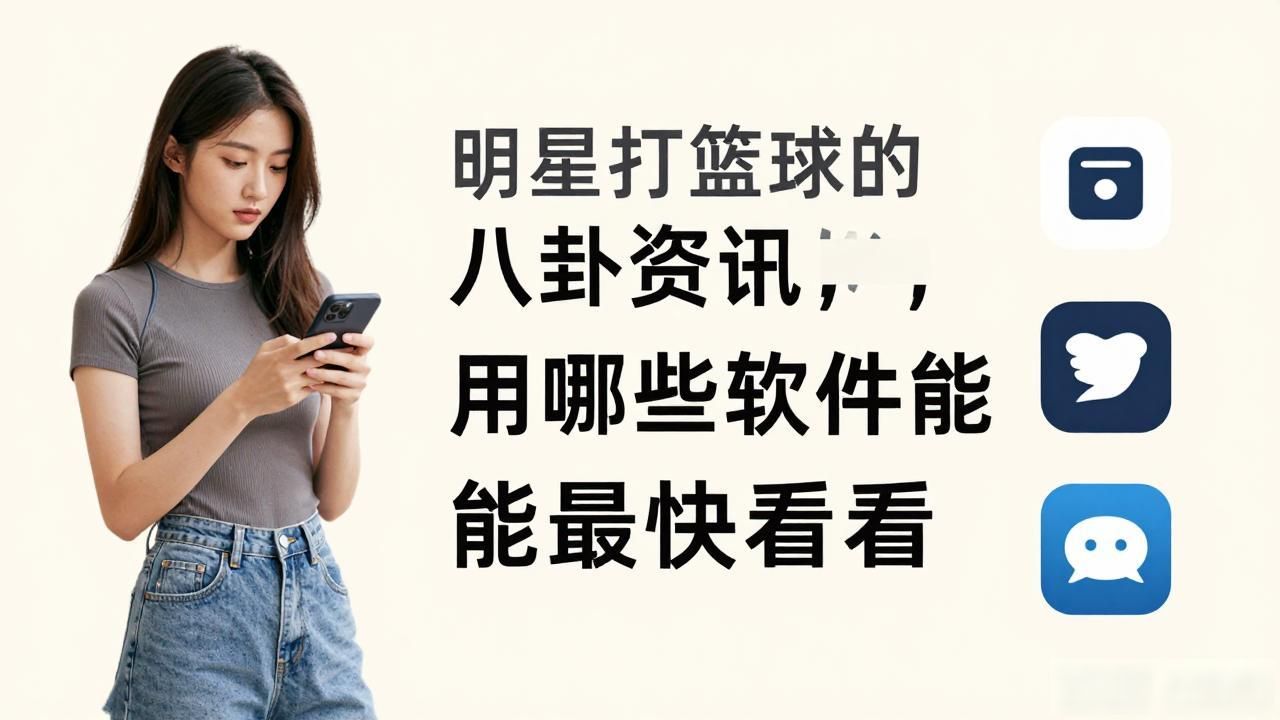 明星打篮球的八卦资讯，用哪些软件能最快看到