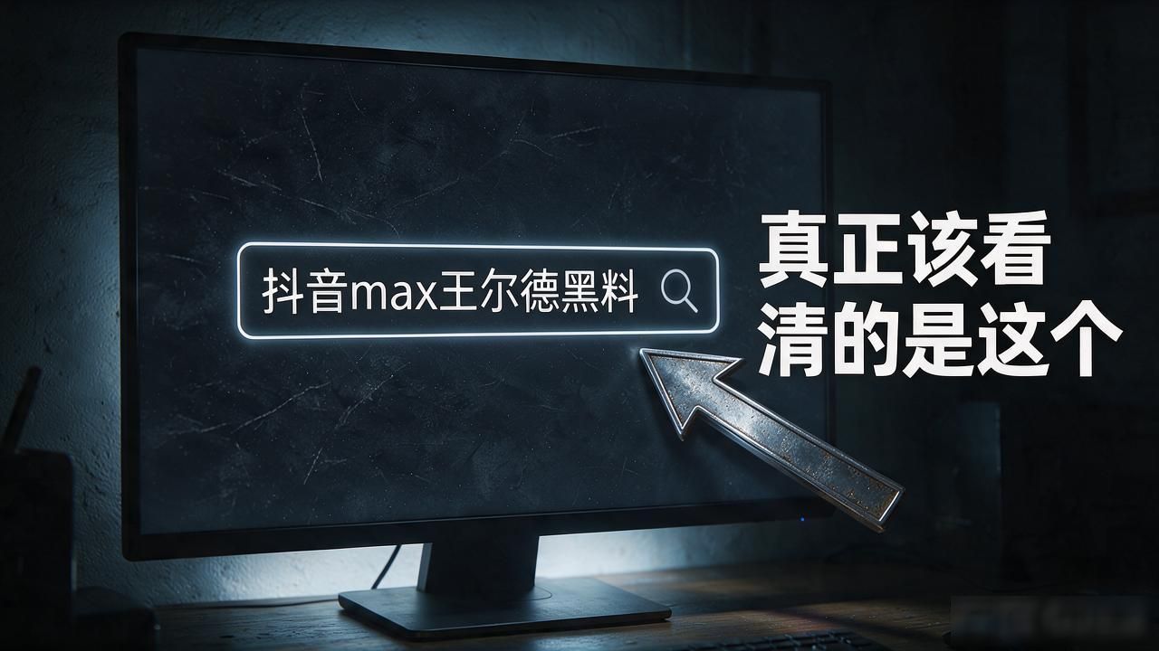 别光搜抖音max王尔德黑料是什么了，真正该看清的是这个