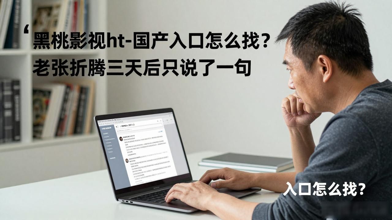黑桃影视ht-国产入口怎么找？老张折腾三天后只说了一句